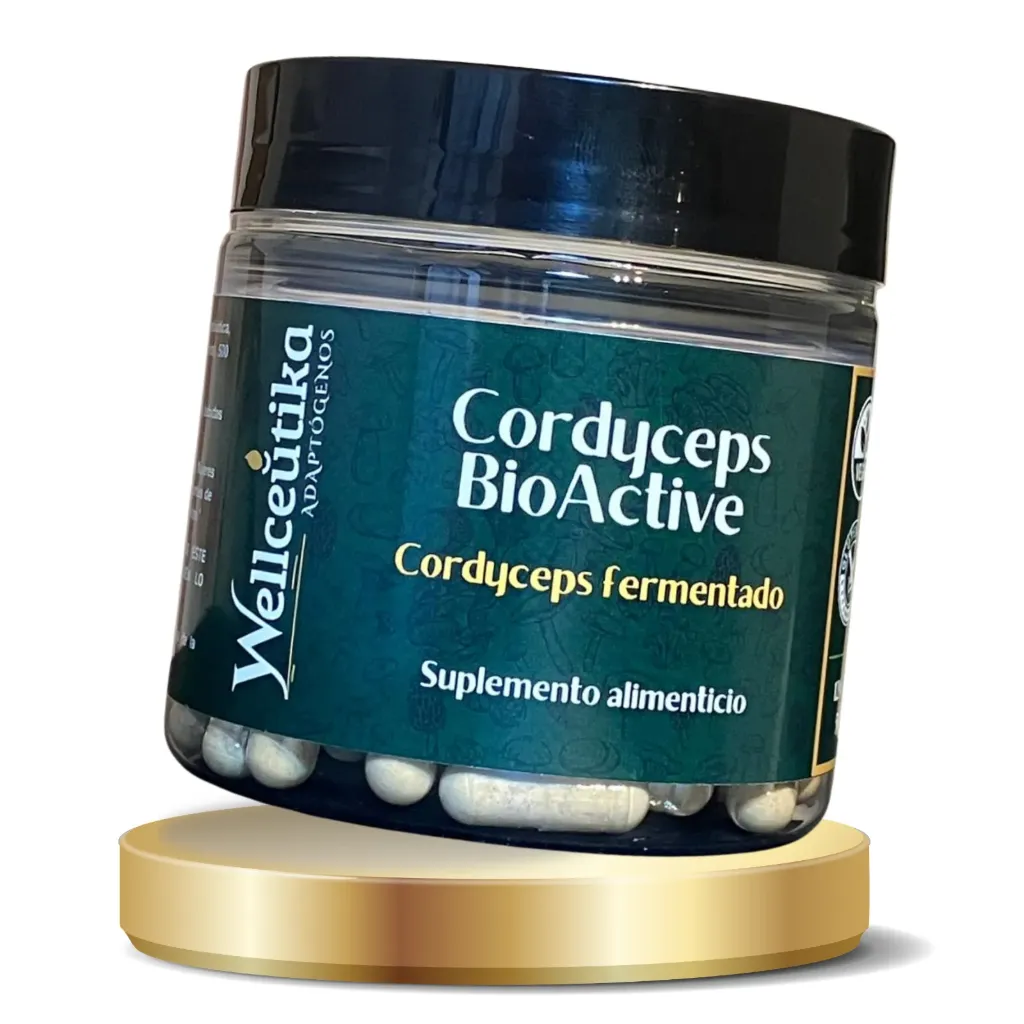 Cordyceps Bioactive | postbiótico + prebiótico premium | 120 cápsulas