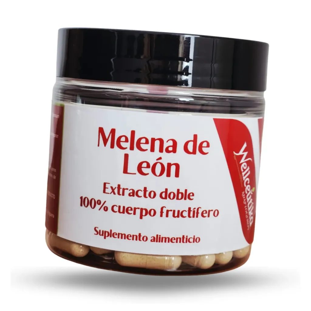 [ADAMELCAP90] Hongo Adaptógeno Extracto de Melena de León Cápsulas Alta Concentración Sin GMO 90 cápsulas