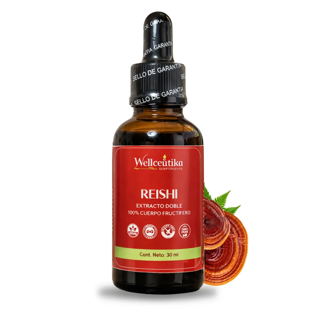 [ADAREILIQ30] Hongo Reishi Extracto Líquido Adaptógeno Alta Concentración Sin GMO 30 ml