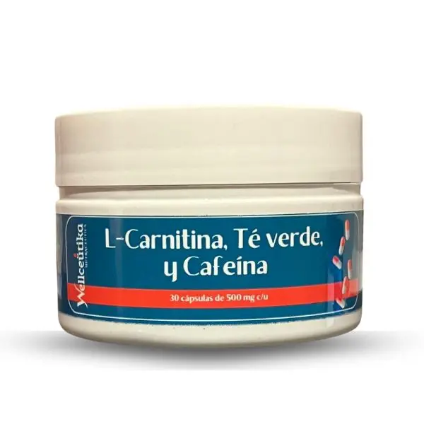 Té verde, Cafeína, Carnitina | Termogénico | 500 mg | 30 cápsulas
